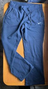 Nike Navy Blue Sweatpants Photo 0
