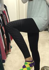 Fabletics Black Hole Pattern Leggings Photo 0