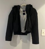 hollister all weather black jacket size medium Photo 0