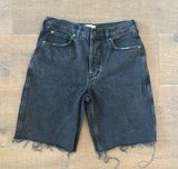 we the free people ripped raw hem jorts long jean shorts Photo 0