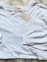 Free People Loose White Topππ Photo 0