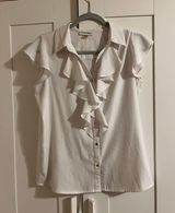 ruffle business casual top Photo 0