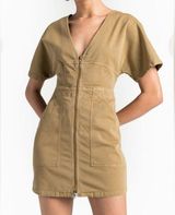 A.L.C Novak Dress - Olive Green/ Taupe Color Photo 0