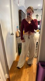 Ambiance Apparel Long Sleeve Crop Top Photo 0