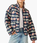 Free people Chloe Floral Print Jacket in dusk combo Size medium Photo 0