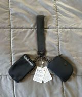 Lululemon Dual Pouch Wristlet Black New With Tags Photo 0