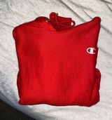Champion Red Hoodie Photo 0