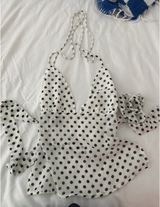 polka dot tank top White Size XS Photo 0