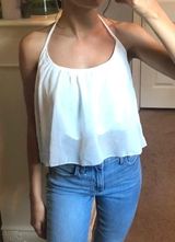 Zanzea White Halter Top Photo 0