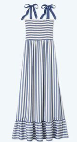 Summersalt Silky Luxe Smocked Maxi Dress Photo 0