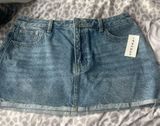 PacSun Low-Rise Jean Skirt Photo 0