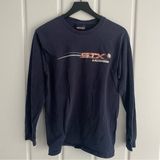 STX Lacrosse Women's Vintage 90's Navy Long Sleeve Tee Medium INV254 Photo 0