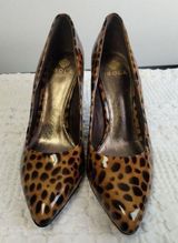 Isola Women's Brown Patent Leather Shoes/Stiletto/Heels 3.5" Size 8 SKU 2146 Photo 0