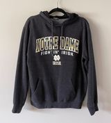 Notre Dame Hoodie Gray Size M Photo 0