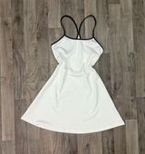 White black contrast piping athletic dress Photo 0