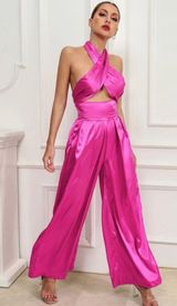 SheIn Satin Top and Pants Set Photo 0