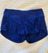 Lululemon Speed Up Shorts 2.5 Royal Blue  Photo 0