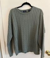 IZOD Cotton Cable knit Crewneck Sweater Photo 0