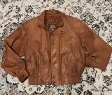 Adventure Broad VINTAGE 80’s Leather Bomber Jacket Photo 0