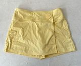 Cache Yellow Y2K Skort Tennis Short Size 6 Photo 0