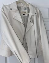 Universal Thread White Leather Jacket Photo 0