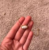 White Kendra Scott Necklace Photo 0