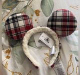 Disney NWT  Ears Headband Mickey Mouse Plaid Photo 0