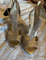  David's Bridal Glitter Heels Photo 0