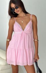 Nicoletta Mini Dress Light Pink Photo 0