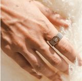 18K Roman Numeral Ring  Photo 0