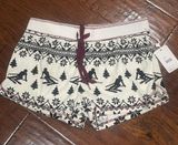 NWT PJ Salvage Loungewear Pajama Short Skier Size M Photo 0