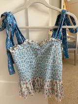 Love Shack Fancy Top Floral Photo 0