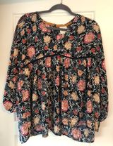 Knox Rose Floral Flowy Blouse Photo 0