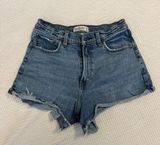 Abercrombie Curve Love High Rise 90s Cutoff Short Photo 0