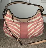 Coach Zebra Print Purse Photo 0