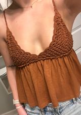 American Eagle  Tank Crochet Top Photo 0