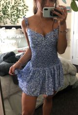 Skylar + Madison Blue Floral Dress Multiple Size M - $42 (40% Off Retail)  New With Tags - From Corinne