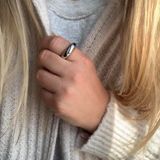 Boutique Sterling Silver Dome Ring  Photo 0