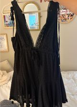 HYFVE Black Lace Romper Photo 0