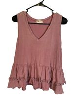 Altar'd State  Ruffle Tank Top Photo 0