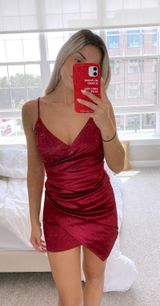 Red Mini Dress Photo 0