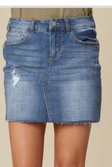 Altar'd State Jean Skirt Photo 0