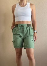 Vintage Green Cargo Shorts Photo 0