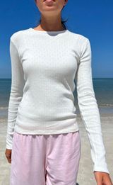 White Long Sleeve Shirt  Photo 0