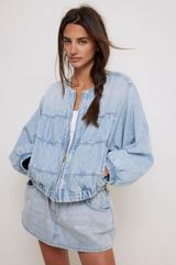 We The Free Layla Denim Jacket Photo 0