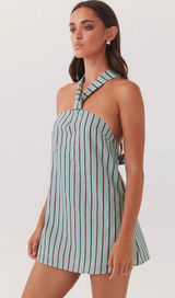 Keira Linen Mini Dress Photo 0