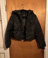 Pretty Little Thing Black Puffer Jacket Photo 0