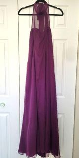 Vera's Purple Bridesmaids Prom Halter Dress Size 8 Photo 0