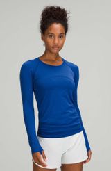 Lululemon Swiftly Tech Long Sleeve Symphony Blue Photo 0