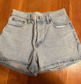 Abercrombie Jean Shorts High-Rise Mom The Shorts Photo 0